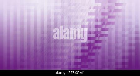 An abstract background featuring a vertical striped pattern of purple and white rectangular blocks with a gradient effect. Stock Photo