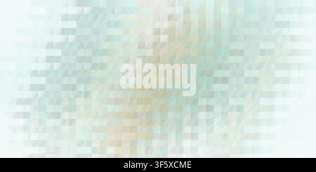 A digital abstract background featuring a soft, pixelated mosaic pattern in shades of light blue, teal, and muted gold, creating a gentle gradient eff Stock Photo