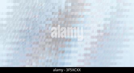 An abstract digital art background featuring a soft blue and white pixelated mosaic pattern, creating a cool and modern textured effect. Stock Photo