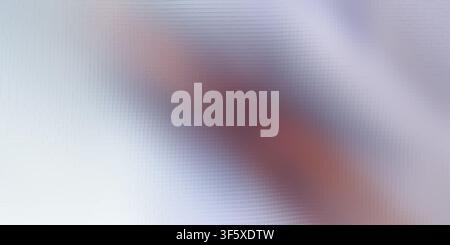 A 3D abstract background featuring a grid of small rectangular blocks with a smooth, flowing gradient transition from light grey to deep reddish-purpl Stock Photo