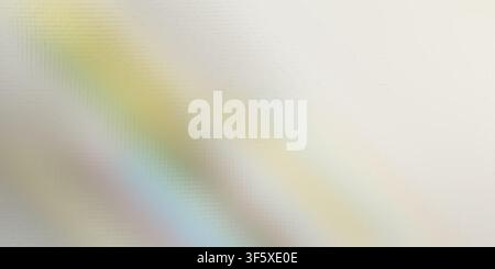 A bright, abstract background showing a subtle iridescent light effect blending across a light grey surface with a faint, structured grid pattern over Stock Photo