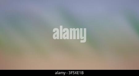 A smooth, abstract background featuring a subtle grid pattern of small squares with a soft gradient transition from blue to green and beige. Stock Photo
