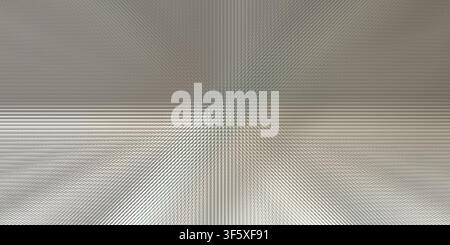 A high-contrast abstract image showing a repeating pattern of small pyramids converging towards the center, creating a bright, metallic, and reflectiv Stock Photo