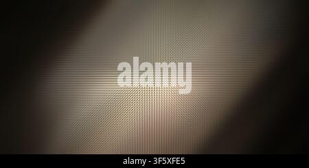 An abstract background composed of a dense grid of small pyramid shapes, illuminated with soft light to create a subtle metallic sheen and depth. Stock Photo