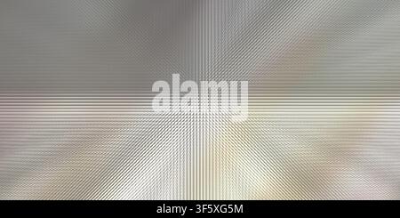 A high-resolution abstract background featuring a metallic, radial pattern with fine grid lines converging toward the center, creating a 3D effect. Stock Photo