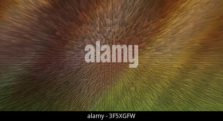 An abstract digital art background featuring a radial pattern of sharp, three-dimensional triangular spikes with warm earth-toned gradients. Stock Photo
