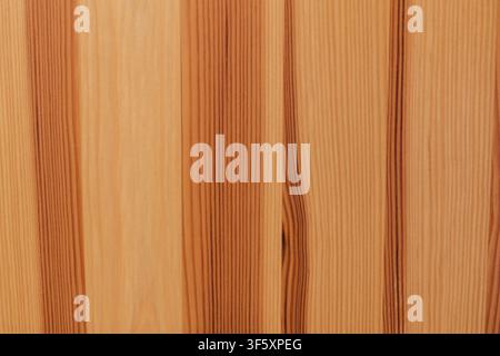 Texture of wooden boards with longitudinal grain, smooth color transitions and the natural structure of organic material Stock Photo