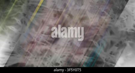 An abstract background featuring diagonal motion blur lines overlaying a soft, textured surface with subtle dark and light grey tones. Stock Photo