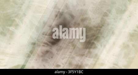 An abstract composition featuring diagonal translucent lines layered over a textured, smoky, and muted earth-toned background. Stock Photo