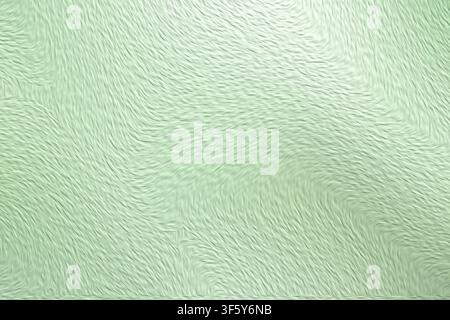 A soft, light green background featuring a fine, organic, fur-like or fibrous texture with subtle flowing waves and swirling patterns. Stock Photo