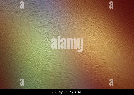 A vibrant abstract background with a textured, swirling effect in a blend of red, orange, yellow, and green hues. Stock Photo