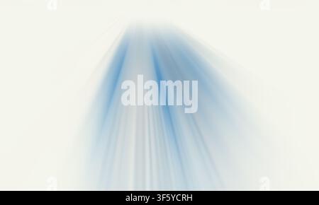 Abstract background featuring dynamic blue light streaks radiating from the top, creating a sense of fast motion and energy. Stock Photo