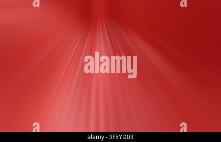 An abstract background featuring soft, converging light rays in shades of red, creating a sense of motion and dynamic energy. Stock Photo
