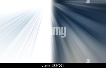 Abstract background featuring dynamic motion blur with streaks of light, creating a sense of speed and energy in a minimalist composition. Stock Photo