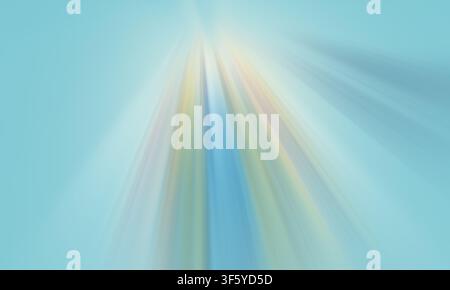 Abstract background with soft light blue and pastel tones featuring motion blur streaks, representing speed, light, and a sense of calm movement. Stock Photo