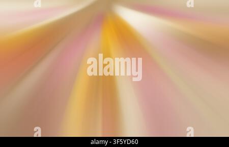 An abstract background composed of soft, vertical light rays blending warm pastel hues like pink, yellow, and orange, creating a gentle, radiant effec Stock Photo
