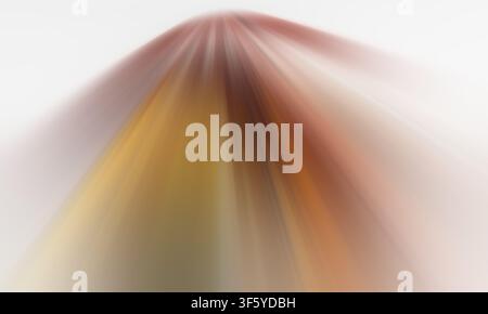 An abstract background featuring dynamic radial light streaks in warm earth tones, isolated on a pure white background for a clean look. Stock Photo