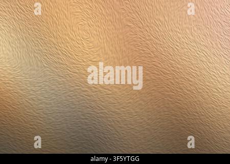 A high-resolution abstract background featuring a textured surface with swirling, wave-like patterns in shades of warm gold, tan, and soft brown. Stock Photo