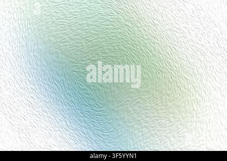 A digital abstract background featuring a textured, fluid pattern with swirling lines in shades of blue and green, set against a clean white backgroun Stock Photo