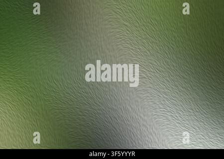 A digital art background featuring a textured, fur-like pattern with flowing gradients of green and grey, creating a sense of movement and depth. Stock Photo