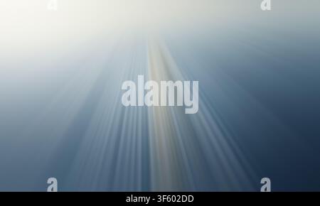 An abstract background featuring soft, converging light rays in cool blue and grey tones, creating a sense of motion and depth. Stock Photo