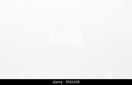 A clean, minimalist abstract background featuring very subtle, faint light rays converging towards the center, isolated on a pure white background. Stock Photo