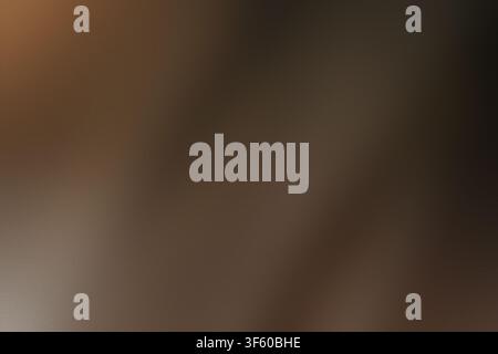 A close-up of a frosted glass surface featuring a rich, deep brown gradient and a fine, uniform granular texture. Stock Photo
