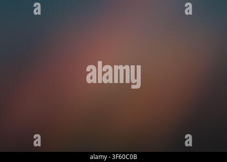 A high-quality abstract background featuring a subtle, grainy texture with a smooth, atmospheric gradient transitioning from deep blue to warm copper. Stock Photo