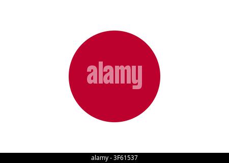 Japan national flag vector illustration Stock Vector