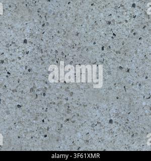 Close up of an exposed aggregate concrete texture featuring small embedded pebbles. Stock Photo