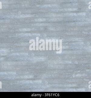 Full frame background of a light blue-grey board-formed concrete wall with horizontal seams. Stock Photo