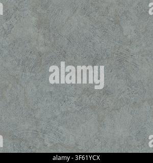 A light grey troweled concrete surface featuring subtle curved sweep marks and fine plaster texture. Stock Photo