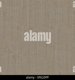 Taupe concrete wall displaying prominent vertical brush strokes and subtle surface imperfections. Stock Photo