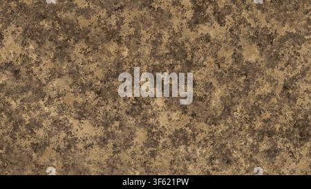 A horizontal textured background of beige and dark brown granite. Stock Photo
