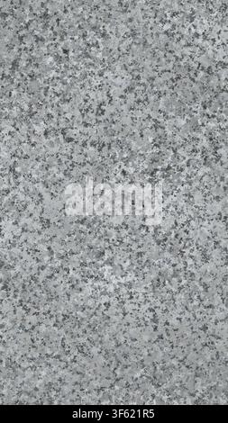A close-up view of a grey speckled granite stone surface. Stock Photo