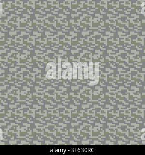 Camouflage textured Knitting seamless pattern design in sage green for fashion and home textiles, graphics, knitwear and backgrounds Stock Vector