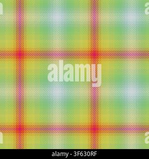 Rainbow Ombre Plaid Tartan Seamless Pattern Design for fashion and home textiles Stock Vector