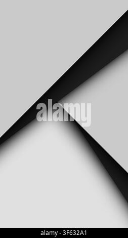 Abstract geometric background with overlapping dark and light grey diagonal layers material design vector for modern wallpaper and corporate presentat Stock Vector