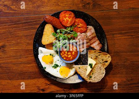 Full English Breakfast Stock Photo