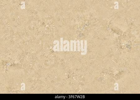 Detailed surface of warm sandy beige marble stone with natural porous textures. Stock Photo