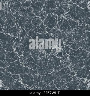 Deep blue marble stone surface with an intricate network of white veins. Stock Photo