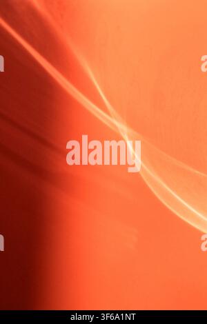 Abstract Orange Light Streak Background Stock Photo