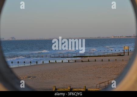 Dymchurch Kent Coast Stock Photo