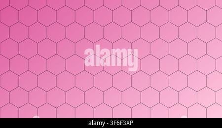 A clean and modern geometric hexagon pattern rendered in soft shades of purple, ideal for backgrounds or textures. Stock Photo