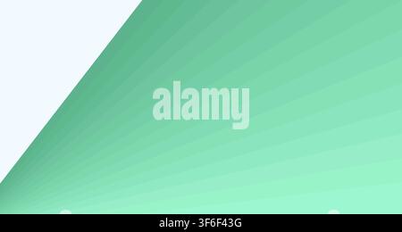 A visually striking composition featuring a radiant pattern of fanned wedges transitioning smoothly into a gradient background reminiscent of ocean hu Stock Photo
