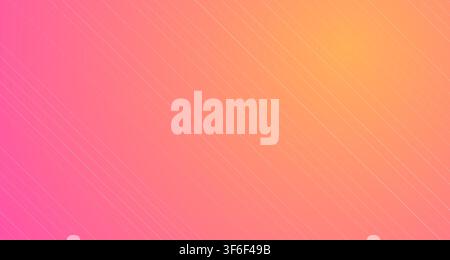 A clean single view render showcasing fine diagonal pinstripe lines on a smooth gradient background transitioning between pink and orange hues. Stock Photo