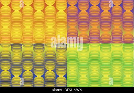 Abstract colorful background with gradient elements Stock Vector