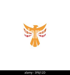 Eagle logo vector and icon design. fly eagle logo Stock Vector