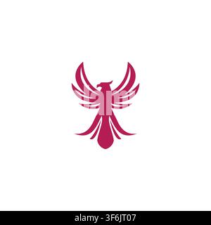 Flying Eagle Logo Design Vector, Creative design, Template, illustration Stock Vector