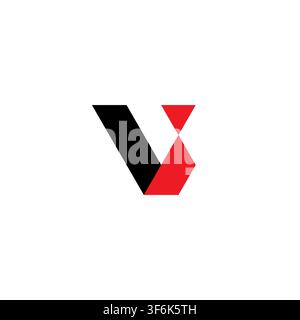 V Initial Simple Logo Design. V Icon Vector Illustration Stock Vector